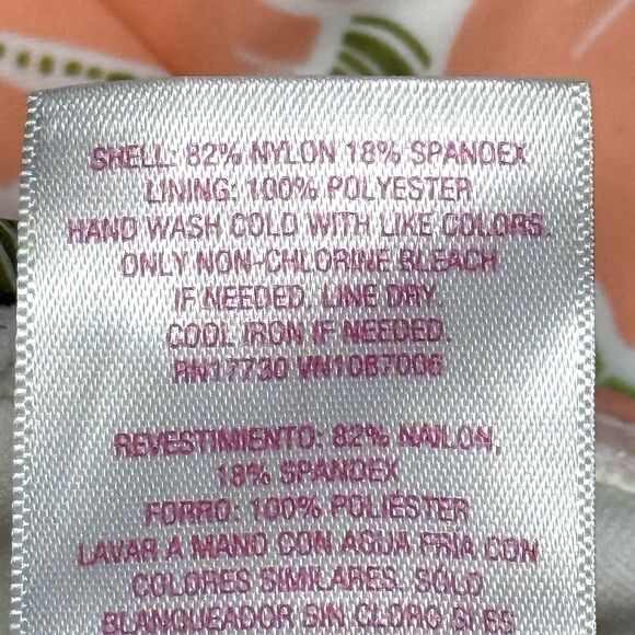 Xhiliration Juniors High Leg Low Waist Floral Tropical Bikini Bottom L 8-10 New! - Picture 9 of 9